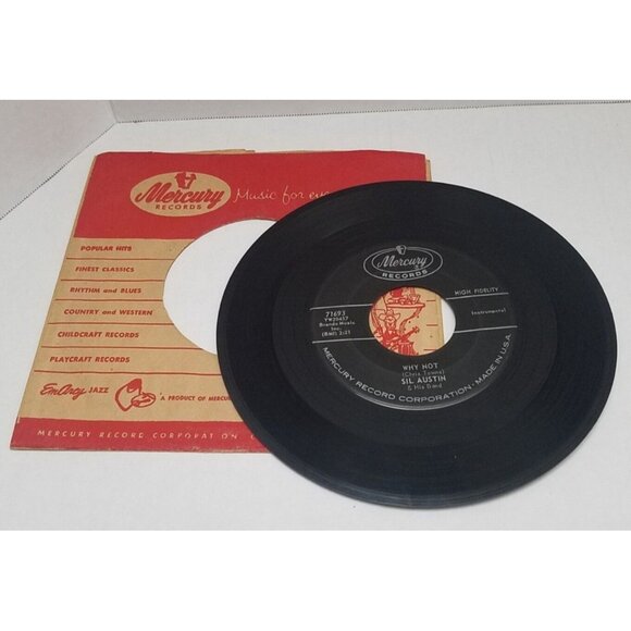 Sil Austin When My Dreamboat Comes Home / Why Not 45 Vinyl 60s Jazz Instrumental - Picture 5 of 6